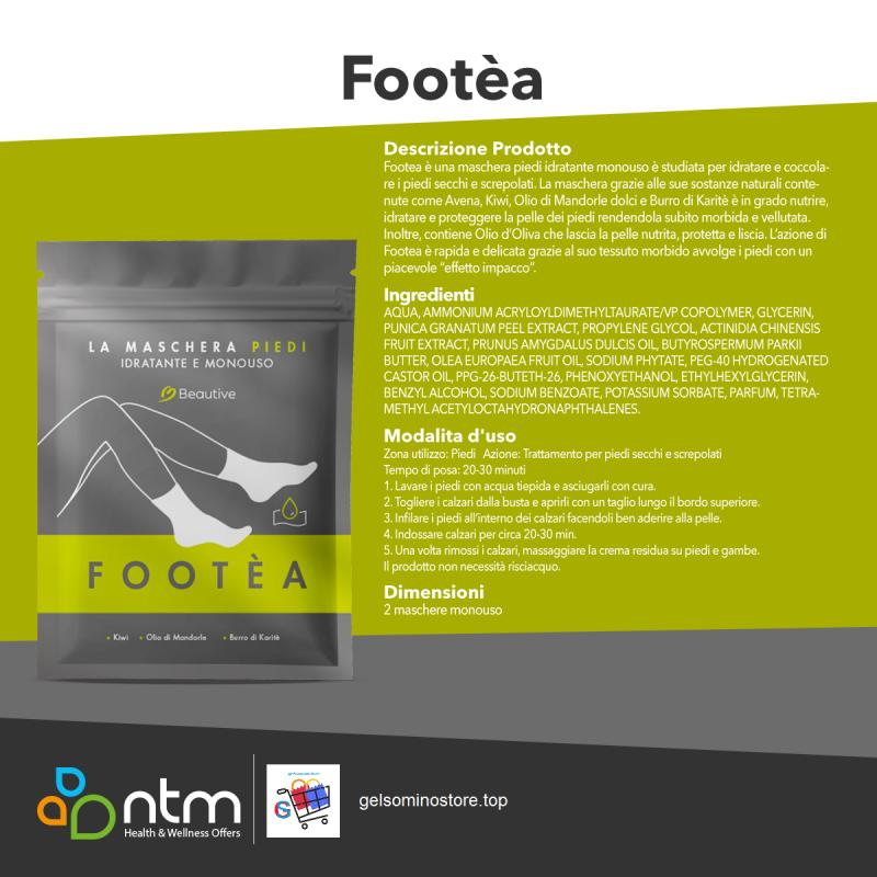 Footèa Maschera Piedi Idratante