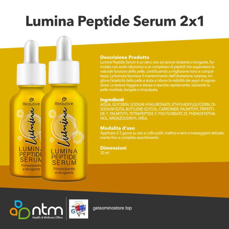 Lumina Peptide Serum Siero Viso 2x1